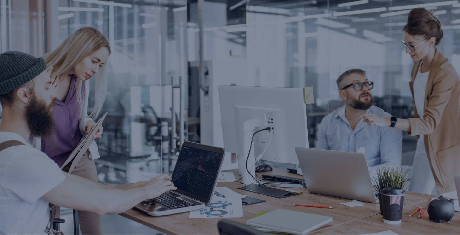 现代化汽车生产线场景